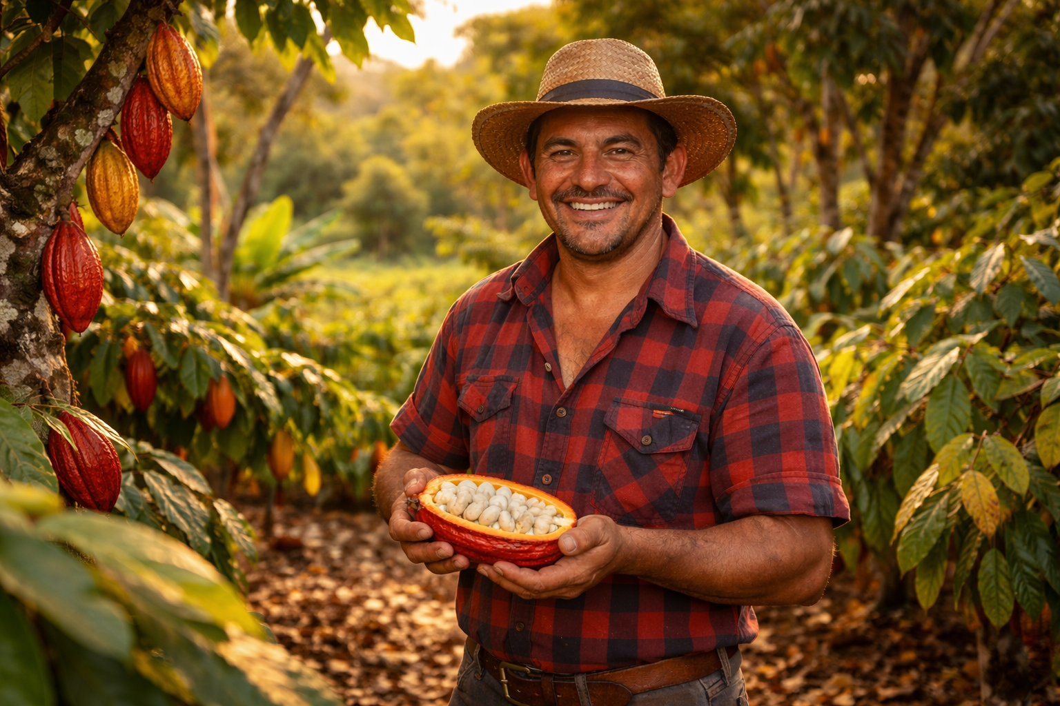 Cacau Sustentável: O papel essencial da agricultura familiar no Brasil