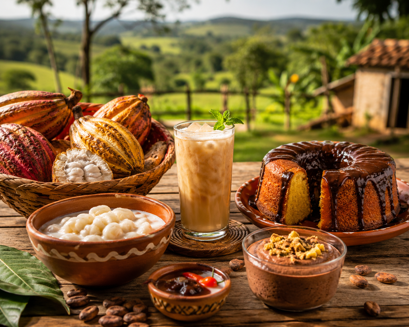 Receitas Rurais com Polpa de Cacau: Sabores Autênticos do Campo