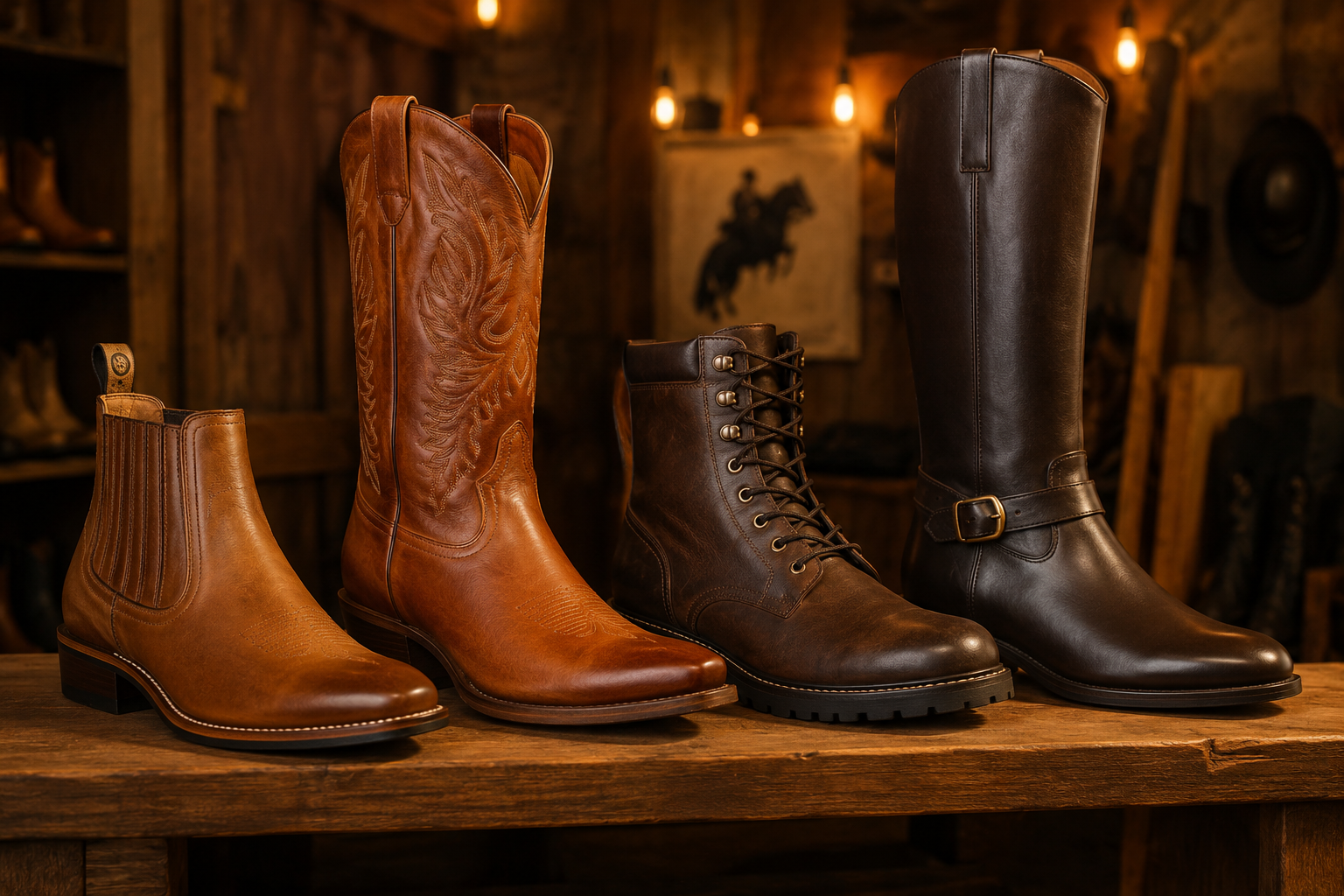 Bota, Botina, Coturno e Texana: a Diferença e Quando Usar Cada Uma