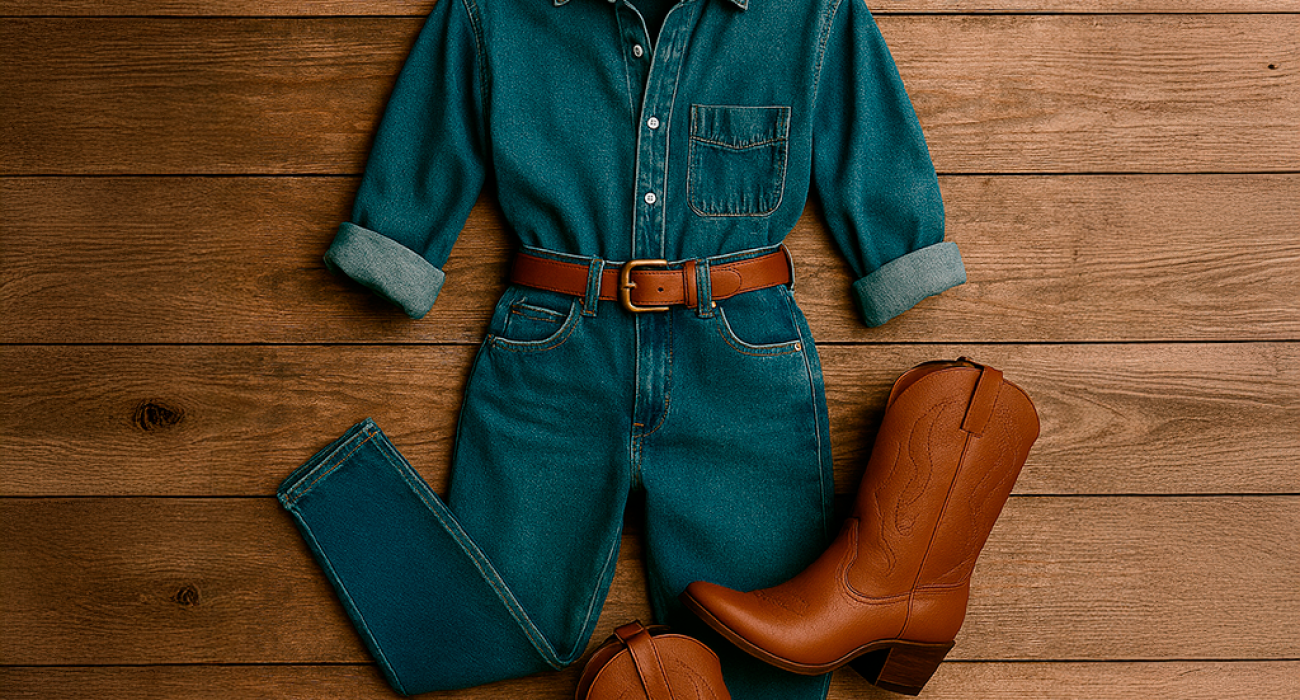 bota western em um look casual e moderno