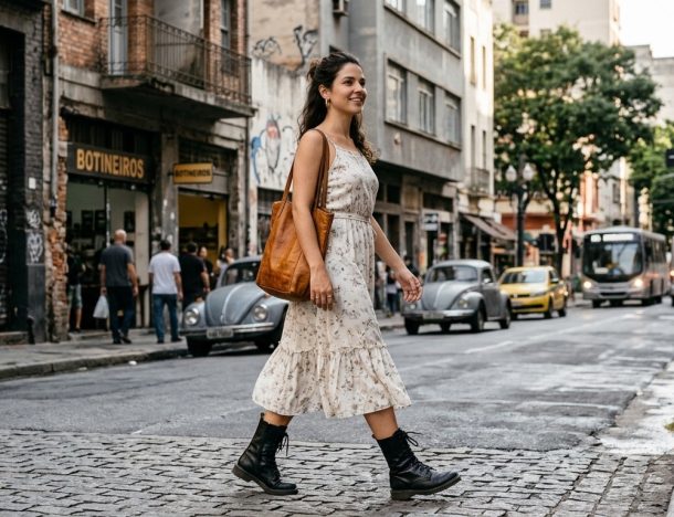 Como Usar Coturno Feminino: 5 Formas no Dia a Dia Urbano